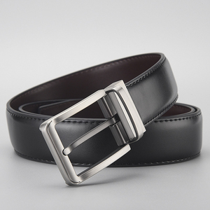 Cinto Masculino de Couro Genuíno com Fivela Rotativa de Alta Qualidade para Uso Diário - Product Image 4