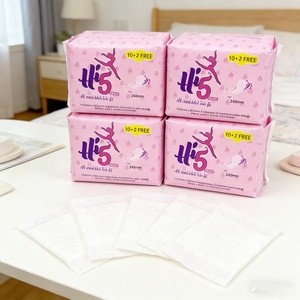 Article avec livraison gratuite, vente en gros Alibaba, marque privée, serviettes hygiéniques écologiques pour femmes, biodégradables, en coton biologique - Product Image 6