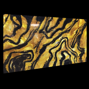 Amber Quartzite <strong>Slab</strong> Translucent Stone Panels Translucent Faux Stone Sheet Artificial <strong>Quartz</strong> Stone <strong>Slabs</strong> For Kitchen Counter - Product Image 1