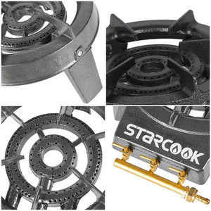 Table <span class=keywords><strong>de</strong></span> <span class=keywords><strong>cuisson</strong></span> en fonte à haute pression pour barbecue, réchaud au <span class=keywords><strong>propane</strong></span> pour camping en plein air - Product Image 5