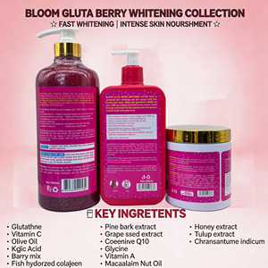 ชุดผลิตภัณฑ์ดูแล<span class=keywords><strong>ผิว</strong></span>กลูต้าเบอร์รี่ฉลากส่วนตัว ลดเลือนจุดด่างดำอย่างรวดเร็ว ครีมบำรุงผิวกายขาวกระจ่างใส โลชั่นไวท์เทนนิ่ง ชุดไวท์เทนนิ่ง - Product Image 4