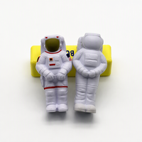 Jouet Squishy Personnalisé en Mousse PU à Remontée Lente, Mignon Astronaute en Forme de Beurre, Jouet Anti-Stress Doux, Jouet de Décompression Fidget