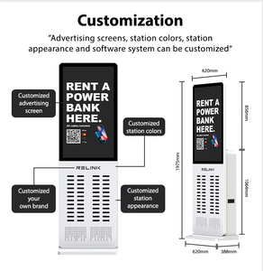 New Arrival 48 Slots Fast Charging 400W <b>Power</b> <b>Bank</b> <b>Vending</b> <b>Machine</b> with 43 Inch Ad Screen Dual Revenue Streams for Airport/Mall - Product Image 3