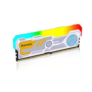 Orijinal oyun RGB <span class=keywords><strong>DDR4</strong></span> <span class=keywords><strong>RAM</strong></span> 8GB 16GBX2 kiti 3200MHz CL18/C22 stokta Ramsta fabrika tarafından masaüstü bilgisayar soğutucu için overclock - Product Image 1
