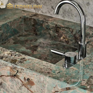 Hiện đại đánh bóng tấm lớn cho tấm đá cẩm thạch màu xanh lá cây cho bàn bếp hoặc Vanity Tops - Product Image 3