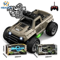Camion de sauvetage RC tout-terrain 4CH à l'échelle 1/16 avec éclairage, véhicule de course électrique télécommandé 40 MHz, différentes couleurs