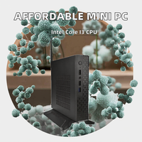 PC de bureau Intel Mini Office Intel Core I3/i5/i7 8GB RAM 256 Win11 Petit ordinateur de bureau pour le cinéma maison, le travail et les jeux légers