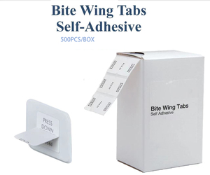 500 pièces/boîte – Onglets de maintien dentaires jetables auto-adhésifs pour films radiographiques, pour usage en <span class=keywords><strong>dentisterie</strong></span> - Product Image 1
