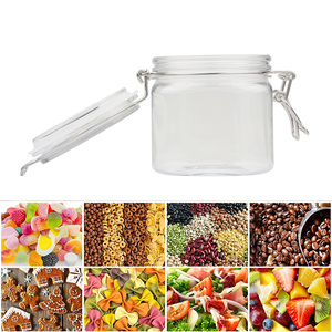 Tarro PET Transparente de 500ml con Tapa Abatible, a Prueba de Olores, para Miel y Crema, de Grado Alimenticio, Venta al Por Mayor - Product Image 6