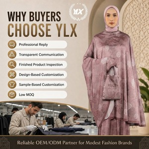 Vestido musulmán de Ramadán Eid, ropa de oración de Jilbab, <span class=keywords><strong>Abaya</strong></span>, Modesto Hijab, <span class=keywords><strong>Abaya</strong></span>, Hijab, 2 piezas, novedad de 2022 - Product Image 6