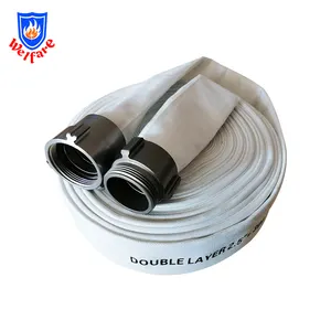 2.5"*30M RUBBER LINE FIRE HOSE WITH Aluminum alloy COUPLING