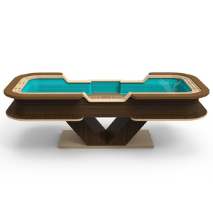 طاولة كرابس احترافية من YH مصنوعة من MDF+الخشب+مادة PU بأرجل على شكل V عالية الجودة، ملحقات قمار فاخرة بألوان مخصصة - Product Image 5