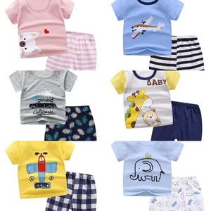 All'ingrosso in cina set di vestiti estivi per bambini t-shirt <span class=keywords><strong>abbigliamento</strong></span> per bambini a maniche corte per bambini - Product Image 6