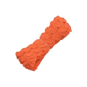 Pita Renda Poliester Ramah Lingkungan Warna Solid Bentuk S Ric Rac Webbing untuk Sepatu, Topi, Pakaian, Tas, Tekstil, Pinggiran Zig Zag - Product Image 4