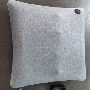 Massage <b>Pillow</b> Grey Usb Powered Hot Compress Kneading Neck Waist Back Shoulder Massage Dual Use Car Mounted - Product Image 1