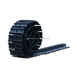 YASSIAN mini excavator track group undercarriage parts track pad track shoes black and yellow