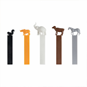 Custom Pvc Book Marks Promotional 3D Cartoon Animal Bookmarks for Books