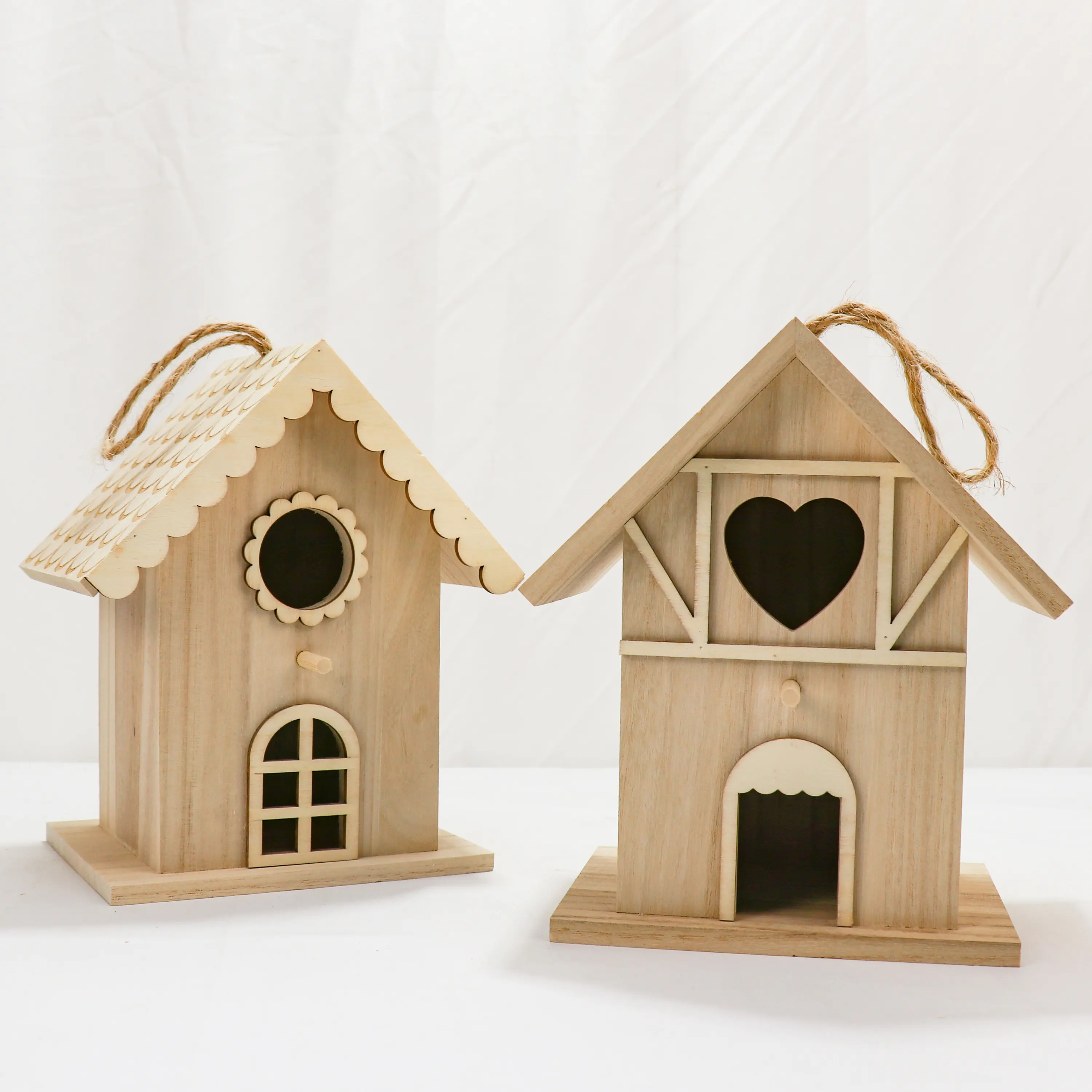 Mini Kits de Casa de pájaros de madera, casas de pájaros para pintar y decorar para niños, artes y manualidades o proyectos de jardín