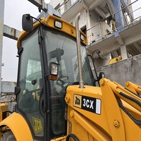 Chargeur frontal d'occasion JCB3X de chargeur de pelle rétrocaveuse d'occasion d'efficacité de fonctionnement élevée avec le prix bon marché