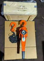 Haute qualité 1 tonne bleu 6 tonnes 3 tonnes couleur personnalisée chaîne levier bloc palan palan outils de levage en acier