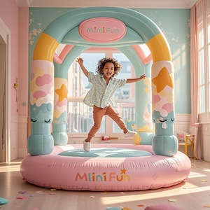 Nghịch ngợm chơi lâu đài Inflatable nhảy bouncy lâu đài trẻ em girs sinh nhật đảng Quà Tặng ngoài trời & chơi trong nhà thiết bị - Product Image 1