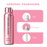 Spray démaquillant sans parfum, sans alcool, formule hypoallergénique non grasse, sans huile / spray démaquillant régulateur de sébum
