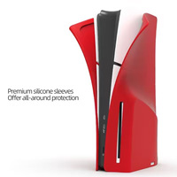 Coques de protection pour console de jeu, vente chaude, coques de remplacement personnalisées en silicone pour PS5