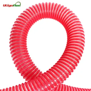 Extremely tearing-resistant Flexible pvc suction hose pipe in different colors choice