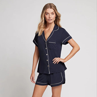 Chemises de nuit pour femmes, pyjamas personnalisés, ensemble court, modèle de pyjama, vêtements de maison, pyjamas