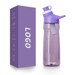 Customized Wholesale 24oz Plastic Fruit Juice Flavour Scent Water Bottle With Juice Cartridge