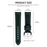 Bracelet de montre en cuir véritable pour le bracelet de montre original cartier omega X swatc h Replacement r olex panerai Leather Watch Strap Band