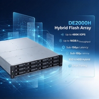 DE2000H 10 X 8TB NL-SAS + 2 X 3.84TB SAS SSD 16GB Cache untuk Virtualisasi Server