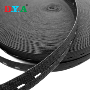 Stock direct d'usine noir <span class=keywords><strong>20mm</strong></span> 25mm bandes élastiques boutonnières réglables pour femme enceinte bébé couche à l'aide de pantalon ceinture - Product Image 6