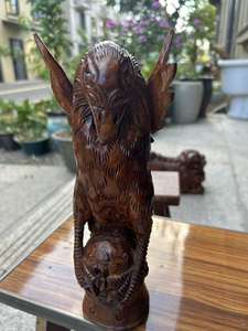 100% artigianato di bambù e legno Premium aquila intagliata a mano - Product Image 2