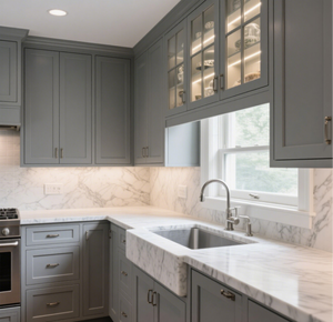 China Factory Prices Luxury Wood <strong>Unit</strong> Wall <strong>Kitchen</strong> Cabinets Set Acrylic <strong>Kitchen</strong> Furniture Cupboard <strong>Wrap</strong> - Product Image 2