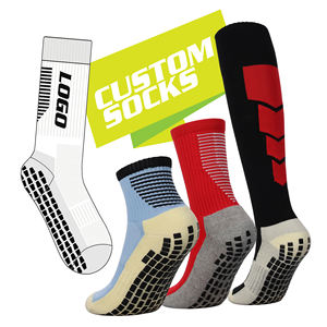 कस्टम ओम चीन नए सांस लेने योग्य खेल मोजे कस्टम लोगो पकड़ फुटबॉल मोजे - Product Image 1