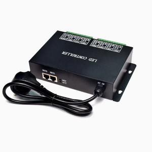 ตัวควบคุมไฟ <span class=keywords><strong>LED</strong></span> รุ่น H801RC 8 พอร์ต รองรับสูงสุด 8192 พิกเซล เชื่อมต่อแบบ Slave กับคอมพิวเตอร์หรือแบบ Master ตัวควบคุมรุ่น H803TV พอร์ต RJ45 สำหรับไฟ <span class=keywords><strong>LED</strong></span> Strip - Product Image 5