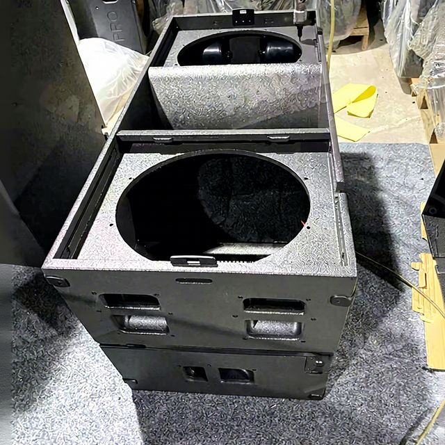 PAKLAM AUDIO KB-28 Dual 18" Passive Subwoofer 2400W High-Power Wooden for Stage Performance Professional Audio