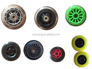 Gumi Roue à roulettes pour chaise <span class=keywords><strong>de</strong></span> bureau souple silencieuse <span class=keywords><strong>en</strong></span> acier noir <span class=keywords><strong>de</strong></span> 3 pouces 76x24mm Roue à poulie <span class=keywords><strong>en</strong></span> plastique pour machines à <span class=keywords><strong>patins</strong></span> à roues alignées - Product Image 2