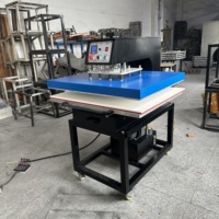 Super Star Automatische Nieuwe 80x100 31x39 Grootformaat Sublimatie Flatbed Printer Hydraulische Warmtepers Machine Kleding T-shirt
