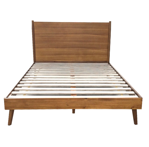 Marrón + Madera de Acacia + Tamaño Queen