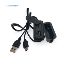 OEM Verfügbar 2-in-1 Externes Rucksack-USB-Kabel USB Typ C mit Wasserdichter Ummantelung Verlängerungskabel