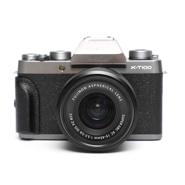 DF Wholesale Original DSLR Cameras XT100 X-T100 Vintage Film 4K Video Camera 95 New Mirrorless Camera