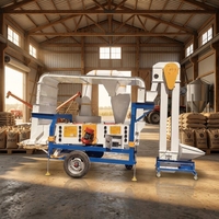 Machine de nettoyage à air comprimé puissante pour semences et grains, pour l'élimination complète des impuretés légères et la triage avancé des semences, matériel agricole