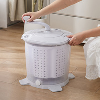 Lave-linge compact manuel à manivelle, sans électricité, idéal pour les dortoirs étudiants