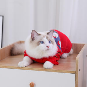 <span class=keywords><strong>Bon</strong></span> <span class=keywords><strong>prix</strong></span> nouveau mignon vêtements pour animaux de compagnie chien chat <span class=keywords><strong>pull</strong></span> de noël automne hiver Festival vêtements pour animaux de compagnie - Product Image 4