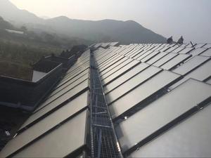 Panneau solaire chauffant de 40 w, avec absorbeurs de revêtement noir et bleu, plaque <span class=keywords><strong>plate</strong></span>, collecteur solaire - Product Image 5