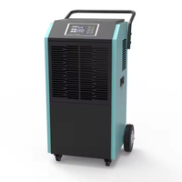 Déshumidificateur haute capacité 90L/D avec contrôle automatique de l'humidité pour usage domestique et commercial