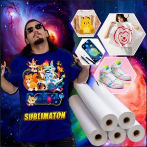 Papier de sublimation imperméable de haute qualité pour imprimante jet d'encre, pour application sur vêtements, option économique en stock - Product Image 1