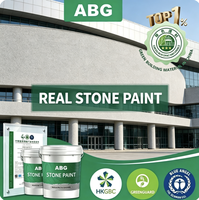 Peinture anti-poussière pour granit avec agrégats minéraux pour les travaux de façades urbaines denses et de bâtiments de grande hauteur